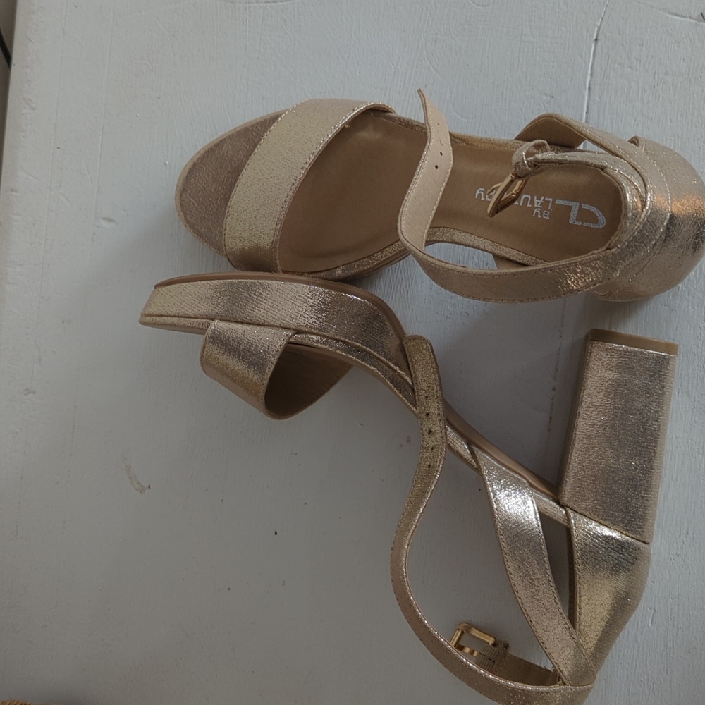 CL by Laundry platform heels
